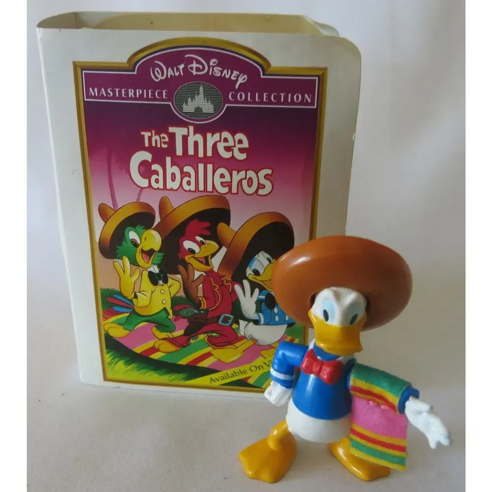Vintage Disney McDonald Donald Duck Three Caballeros Figurine in Box 1996 Toy